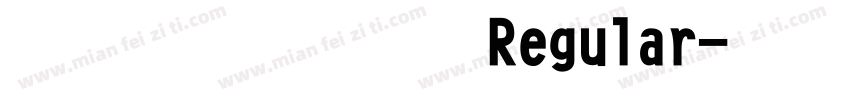 华光简超黑 Regular字体转换
